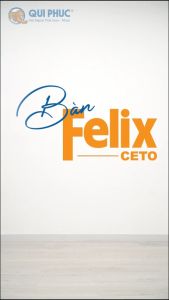 Bàn inox gấp gọn Felix Ceto QUI PHÚC gấp gọn thông minh tăng chỉnh chiều cao phù hợp mọi loại ghế