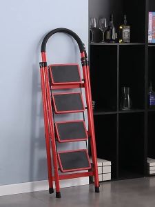 Home Folding Ladder Step Ladder Carbon Steel Thicker Ladder 3/4/5/6 Steps Household Multifunction Non-Slip Lightweight Folding Step Ladder