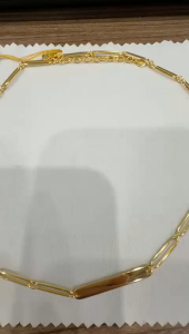 Poh Heng Jewellery 22K Love Script Necklace in Yellow Gold[Price By Weight]