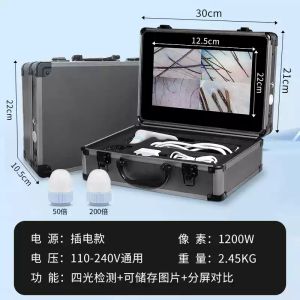 Portable Hair Scalp Detection Device High Definition Folllicle Hair Salon Treatment Device Anti-Hair Loss Professional Use