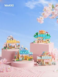WEIJI | Chibi Maruko-chan Khối Xây Cảnh Phố Nhật Bản