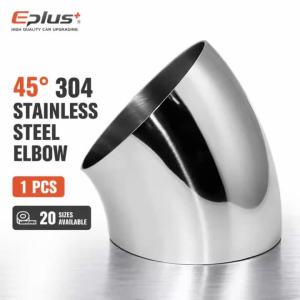 1 CÁI 304 Thép Không Gỉ 45 Độ Ống Khuỷu Tay Đa Năng Hàn Trên Ống Uốn Cong Được Đánh Bóng Phù Hợp Cho Ống Xả Ô Tô Và Sử Dụng Trong Công Nghiệp