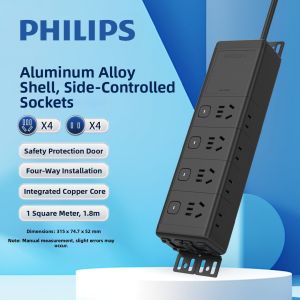 Philips | Industrial & Gaming Power Strip With Independent Switch PDU Socket