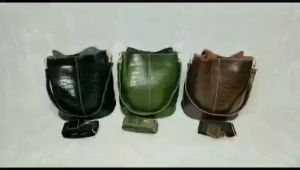 Calviero Collection G2967  TAS HANDBAG IMPORT SELEMPANG FASHION BUCKET MOTIF CROCO IMPORT