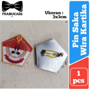Pin Bros Saka Wira Kartika Lapis Resin / Pin Aksesoris Saka Pramuka