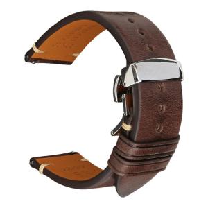 Maikes | Quick-release Genuine Leather Watch Band Retro