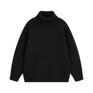 OUMULONG | High Collar Thickening Knit Sweater