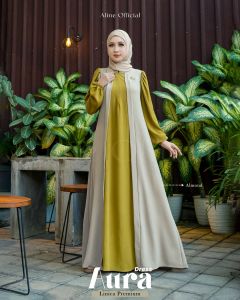BEST PRICE//AURA DRESS BY ALINE//QISMA STORE