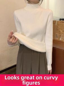 LUQIAN | Plus Size Velvet-lined Sweater Women