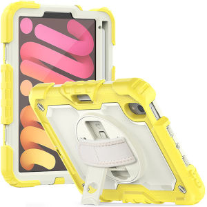 เคสป้องกัน iPad pro 13 นิ้วแบบหมุนได้ 360 องศาพร้อมช่องใส่ปากกา ด้านหลังแบบครอบเต็ม ด้านหน้าแบบโปร่งใส ด้านบนแบบปิด