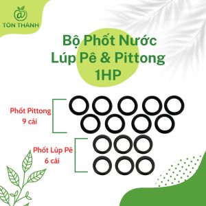 BỘ PHỐT NƯỚC LÚP PÊ VÀ PITTONG ĐẦU XỊT RỬA XE 1HP 2HP
