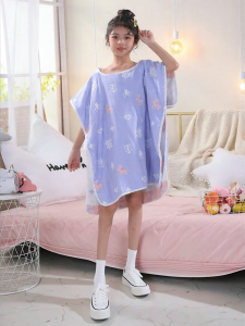 Hooded Cotton Bath Towel for Girls