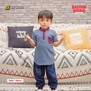 SETELAN ANAK LAKI LAKI BALITA RAIYAN SERIES HOOFLAKIDS USIA 6 BULAN - 5 TAHUN