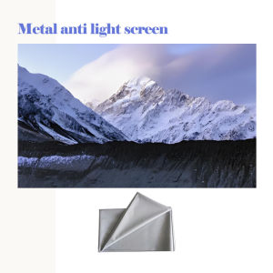 Metal anti glare screen allowing for clear viewing during the day and the ability to freely cut sizes