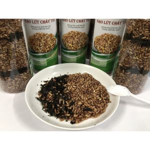 Combo 10 hũ gạo lứt rông biển 300g - ăn vặt giảm cân