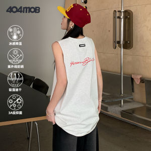 Cool Quick Dry Loose Sleeveless Sport Vest UPF50 Sun Protection Antibacterial Breathable Youth Fashion round Neck Sweat Vest