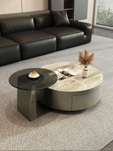 Minimalist Designer Luxury Round Side Table Tea Table