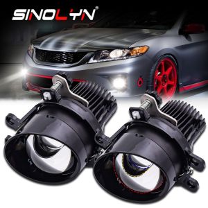 Bi LED Fog Lenses Hyperboloid Fog Lights For Toyota Corolla/Yaris/Auris/Land Cruiser/Camry/Highlander LED Car Lamp PTF Projector