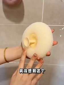 OHHDEER Bubble Bath Sponge Massager SPA Bath Ball Exfoliator Body Scrubber Skin Cleaner Soft Wash