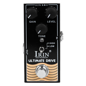 IRIN | IRIN RF-02 Electric Guitar Effects Pedal ULTIMATE DRIVE Monoblock Effects True Bypass Designed Guitar Instruments Accessories