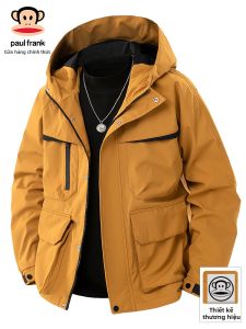 Paul Frank | Áo Khoác Hooded Đa Chức Năng Nhiều Túi