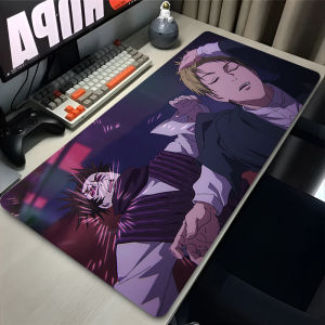 Bandai | Large Mouse Pad Gaming Anime Jujutsu Kaisen Zenin Naoya Mousepad LockEdge Computer Keyboard Desk Mat Rubber Base Mouse Mats