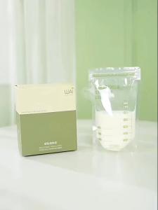 Túi trữ sữa WAI 100ml 150ml 200ml - hộp 30 túi thiết kế vòi rót an toàn tiện lợi .