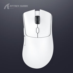 Attack Shark R1 1000Hz 18000dpi Wireless MousePAW3311Bluetooth Tri-mode Connection Macro Gaming Mouse