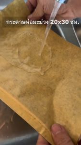 กระดาษสำหรับผลสวยงาม ถุงห่อผลไม้ ถุงห่อมะม่วง 20x30 ซม. ชุดละ 100 ใบ กันแมลง