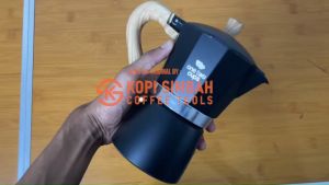 Mokapot 3 6 Cups Handle Wood Espresso Coffee Maker Alat Seduh Kopi Mocca Espreso Manual Moka Pot