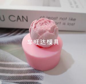 Variety of Aromatherapy Gypsum Flower Mold 3D Bud Fragrant Stone DIY Decorative Silicone Silicone Mold Handmade Soap Mold