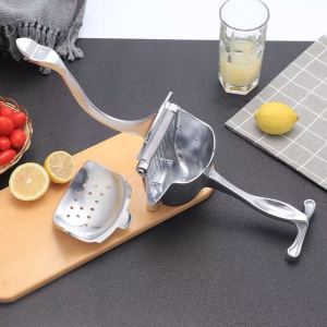 Brifit Stainless Steel 304 Fruit Juice Squeezer Citrus Juicer Hand Press Heavy Duty Lemon Squeezer Manual Fruit Juicer Detachable Orange Lime Grapefruit Presser