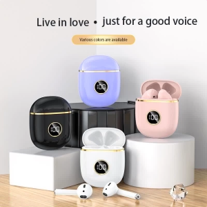 X88 TWS Wireless Earphone Headphone Bluetooth dengan Digital Display Noise Contancing Headset Gaming