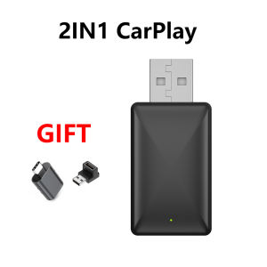 2025 Wireless CarPlay Android Auto Adapter Mini Smart Box Plug And Play Universal Wireless Dongle for iOS 10 Android 11 & Above