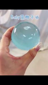 6cm Pink Blue Coconut Oil Handmade Ball Malt Sugar Manual Ice Transparent Malleable Diy Slow Rebound Cute Stress Relief Toy