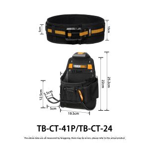 Toughbuilt | Quick Clip Waist Belt Wide Thickened Lumbar Support Extendable