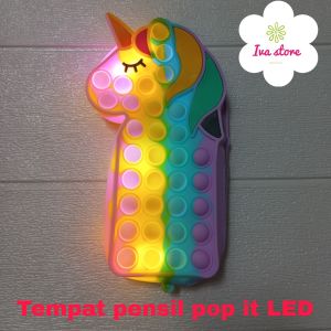 Tempat pensil pop it LED
