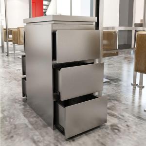 SHIYINBEIBI | Stainless Steel Hair Salon Tool Cabinet With Drawers
