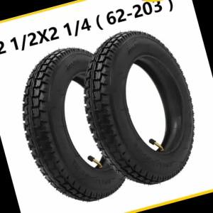 12 1/2 X 2 1/4 (62-203) Tire Fits Many Gas Electric Scooters 12 Inch Tube Tire For ST1201 ST1202 E-Bike 12 1/2X2 1/4