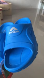 14/28 รองเท้าแตะแบบสวม ADDA แอดด้า รุ่น 52201 สี ดำ แดง ฟ้า ขาว ส้ม เหลือง เทา Size 4-10