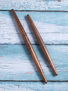ไม้ยูงทรงเรียวขนาดเล็กแบบสองปลาย ไม้ยูงไม้แขวนแบบไม่ซ้ำกัน สำหรับทำขนมจีนในบ้าน ไม้ยูงไม้แท้ ไม่มีเชื้อรา ไม่ติดเชื้อแบคทีเรีย