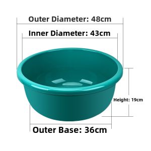 FEIZHUXIANSEN | Durable Plastic Baby Bath Basin
