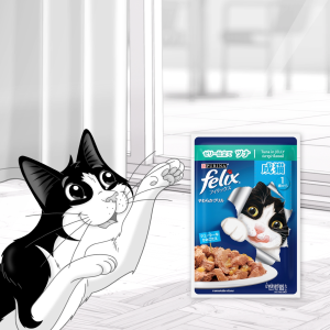 Nestle Purina FELIX Tuna in Jelly Adult Cat Wet Food (85g x36)