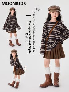 Moonkids | Spring New Arrival Korean Style Skirt Set Two Pieces