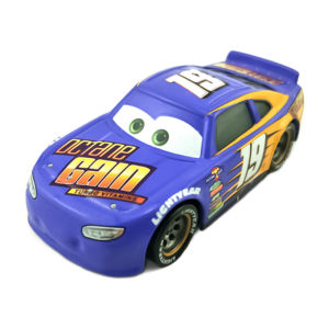 Takara Tomy | Disney Cars Storm Jackson No.19 Racing Anime Lightning McQueen 1:55 Die Cast Metal Material Toy Model Children Gifts
