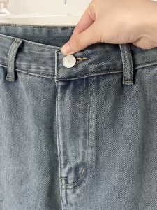 MPJ loose straight leg mens jeans men straight cut pants baggy Jeans for man 6Pocket Mao