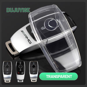 Clear TPU Car Key Case ForMercedes-Benz GLA GLB GLC GLS EQA EQB EQC Class Key Fob Cover Protector Shell Auto Accessories
