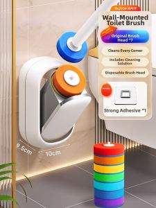 JOYBOS | Disposable Comprehensive Cleaning Toilet Brush Wall Mounted