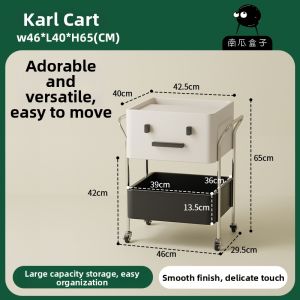NANGUAHEZI | Mobile Multi-Purpose Shelving Unit