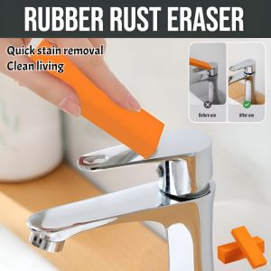 Kitchen Faucet Cleaning Tools Limescale Eraser Specialized Brushes For Cleaning Faucets Stainless Steel Decontamination Artifact Eraser Rubber Rust Eraser